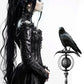 Gothic Girl With Raven I